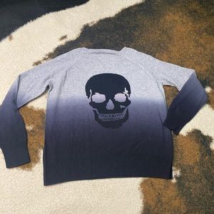 Skull Cashmere ombré sweater